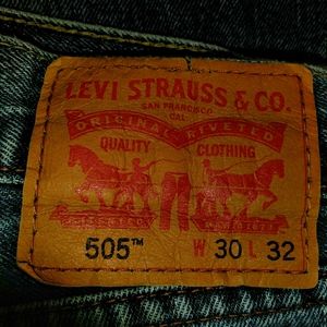 Levi's 505 Blue Jeans Waist 30x Length32